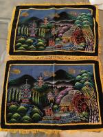 کوسن مخمل نقاشی برجسته کویتی