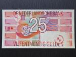 اسکناس 25 گیلدر هلند 1989 در حد بانکی