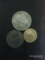 ست سکه جمهوری اسلامی 500 تومان، 200 تومان، 50 تومان