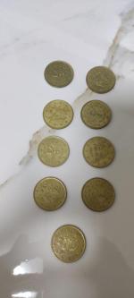 مجموعه سکه ۵۰۰ ریالی زرد سال 86