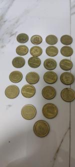 مجموعه سکه ۵۰۰ ریالی زرد کوچک