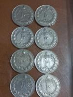 تعدادی سکه ۱۰ ریالی پهلوی