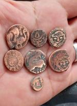 مجموعه فلوس های نایاب - 7 عدد