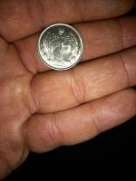 یک عدد سکه ۲ ریالی ۲۵۳۶ پهلوی