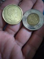 سکه ۱ دلاری و ۲ دلاری کانادا