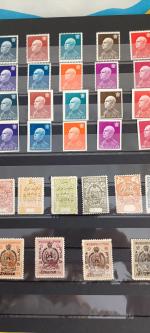 مجموعه تمبرهای رضا شاه - مُهر نخورده