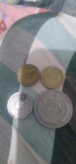 سکه دوعدد ۵۰ دیناری رضا شاه ۱۳۱۶_۱۳۲۳