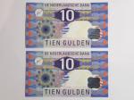جفت بانکی اسکناس ۱۰ گیلدر ۱۹۹۷ هلند 